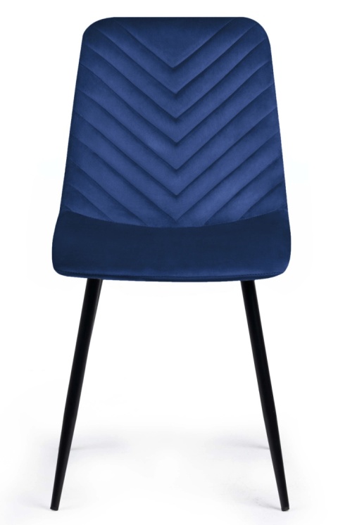 Krzesło tapicerowane TRIO VELVET BLUE