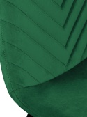 Krzesło tapicerowane TRIO VELVET GREEN