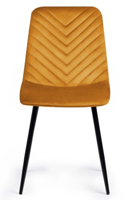 Krzesło tapicerowane TRIO VELVET HONEY