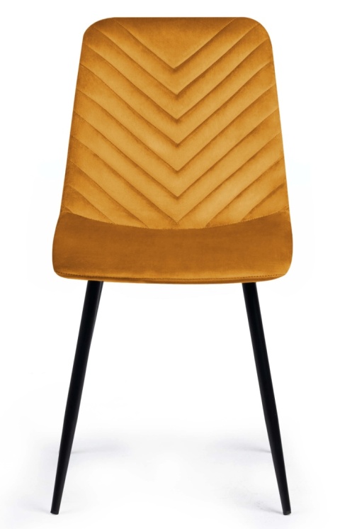 Krzesło tapicerowane TRIO VELVET HONEY