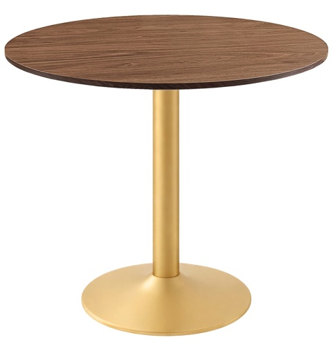 Stół okrągły VICTORY 70 cm GOLD MAT z blatami do wyboru