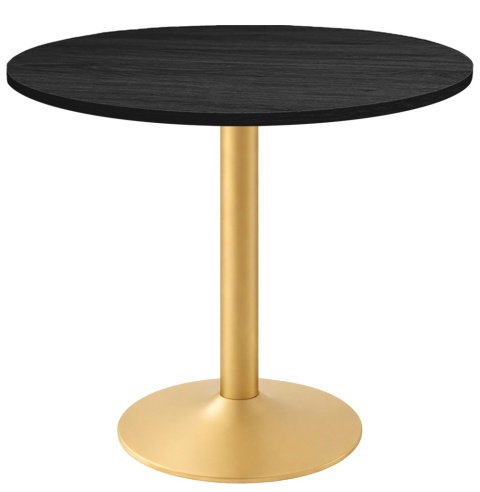 Stół okrągły VICTORY 70 cm GOLD MAT z blatami do wyboru