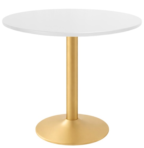 Stół okrągły VICTORY 70 cm GOLD MAT z blatami do wyboru