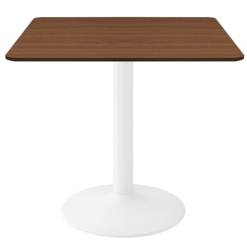 Stół skandynawski kwadratowy TORI Brown Wood 70 MILK