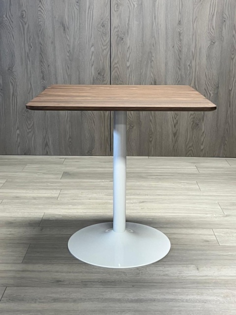 Stół skandynawski kwadratowy TORI Brown Wood 70 MILK