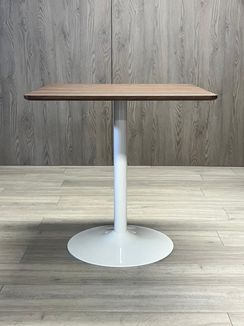 Stół skandynawski kwadratowy TORI Brown Wood 70 MILK