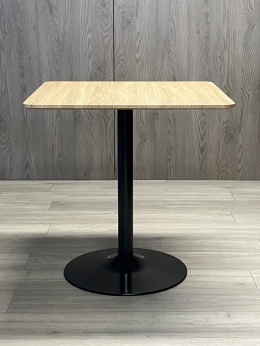 Stół skandynawski kwadratowy TORI Light Wood 70 SMOKE