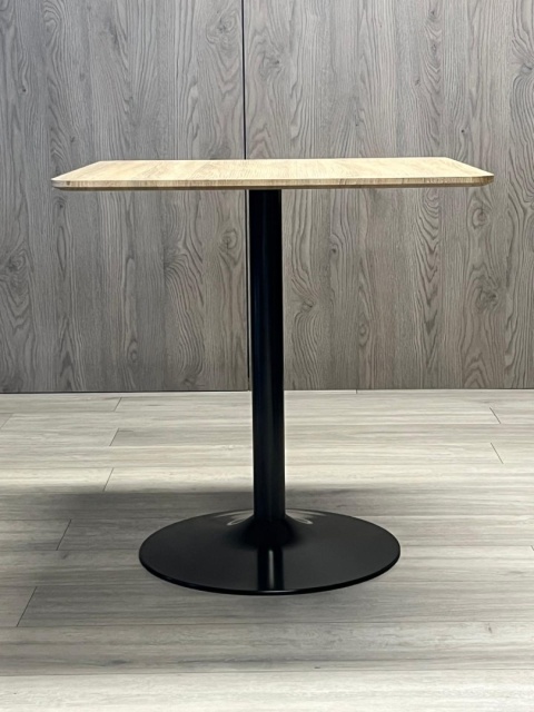 Stół skandynawski kwadratowy TORI Light Wood 70 SMOKE