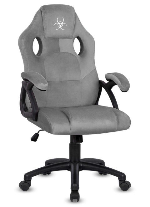 Fotel obrotowy do biurka CARRERA M ALCANTARA GREY NEW II GATUNEK