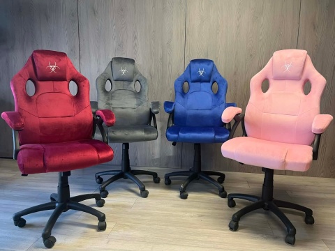 Fotel obrotowy do biurka CARRERA M ALCANTARA GREY NEW