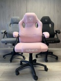 Fotel obrotowy do biurka CARRERA M FULL PINK FABRIC