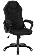 Fotel obrotowy do biurka SPIDER BLACK ALCANTARA