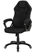 Fotel obrotowy do biurka SPIDER BLACK ALCANTARA