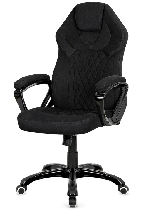 Fotel obrotowy do biurka SPIDER BLACK ALCANTARA