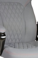 Fotel obrotowy do biurka SPIDER GREY FABRIC SPC