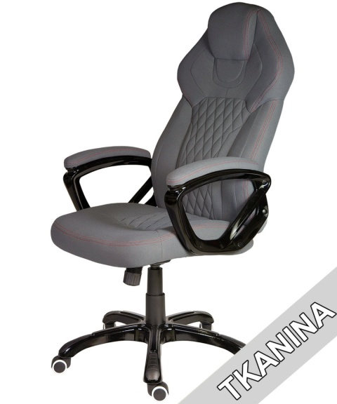 Fotel obrotowy do biurka SPIDER GREY FABRIC SPC