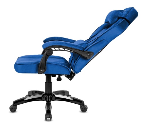 Fotel obrotowy do biurka TITAN BLUE ALCANTARA BASIC