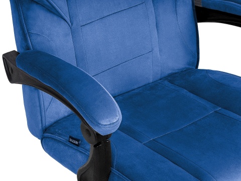 Fotel obrotowy do biurka TITAN BLUE ALCANTARA BASIC