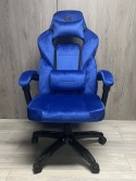 Fotel obrotowy do biurka TITAN BLUE ALCANTARA BASIC
