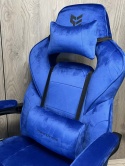 Fotel obrotowy do biurka TITAN BLUE ALCANTARA BASIC