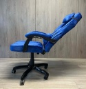 Fotel obrotowy do biurka TITAN BLUE ALCANTARA BASIC