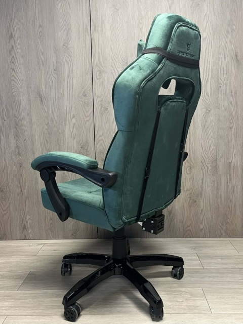 Fotel obrotowy do biurka TITAN GREEN ALCANTARA BASIC