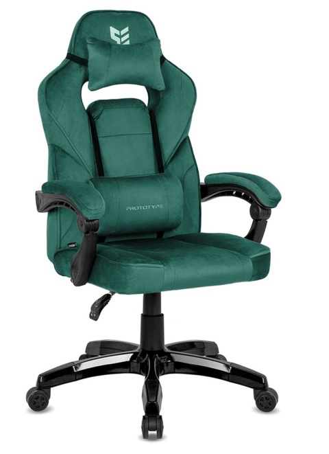 Fotel obrotowy do biurka TITAN GREEN ALCANTARA BASIC