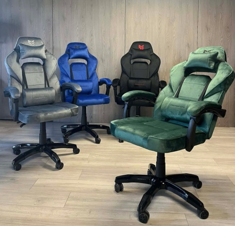 Fotel obrotowy do biurka TITAN GREEN ALCANTARA BASIC
