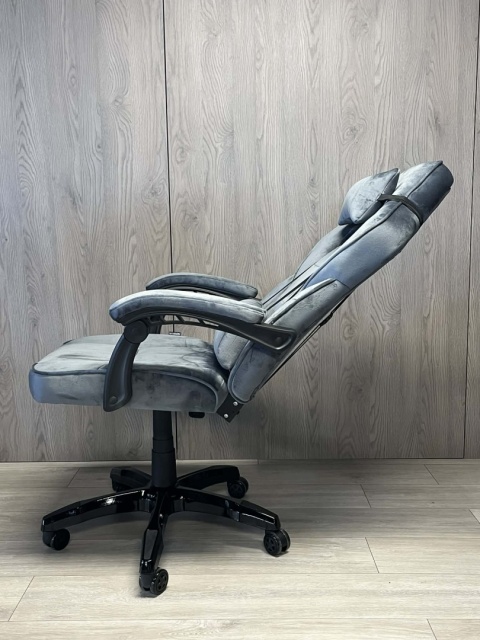 Fotel obrotowy do biurka TITAN GREY ALCANTARA BASIC