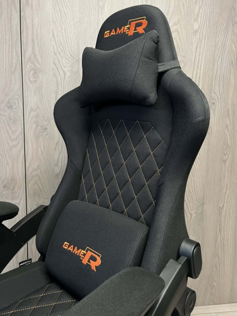 Fotel obrotowy gamingowy DESMO XL BLACK FABRIC