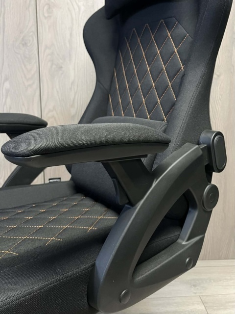 Fotel obrotowy gamingowy DESMO XL BLACK FABRIC