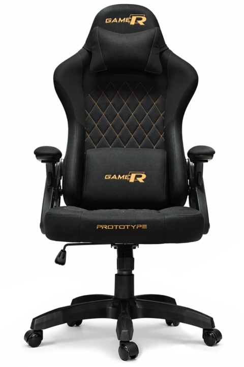 Fotel obrotowy gamingowy DESMO XL BLACK FABRIC