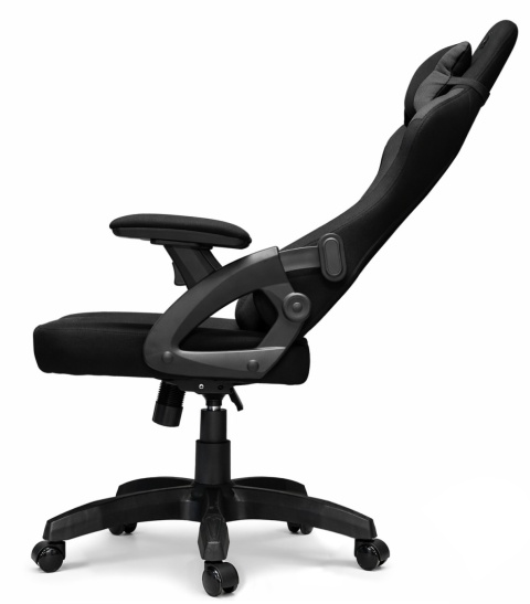 Fotel obrotowy gamingowy DESMO XL BLACK FABRIC