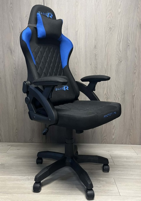 Fotel obrotowy gamingowy DESMO XL BLUE FABRIC