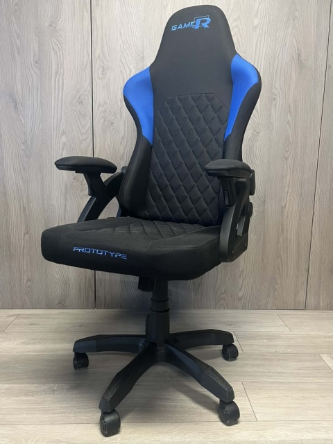 Fotel obrotowy gamingowy DESMO XL BLUE FABRIC