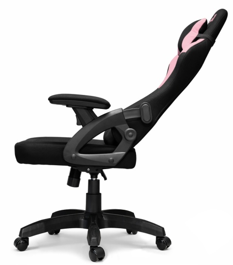 Fotel obrotowy gamingowy DESMO XL PINK FABRIC