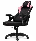 Fotel obrotowy gamingowy DESMO XL PINK FABRIC
