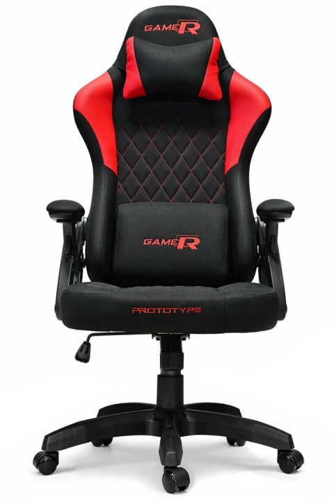 Fotel obrotowy gamingowy DESMO XL RED FABRIC