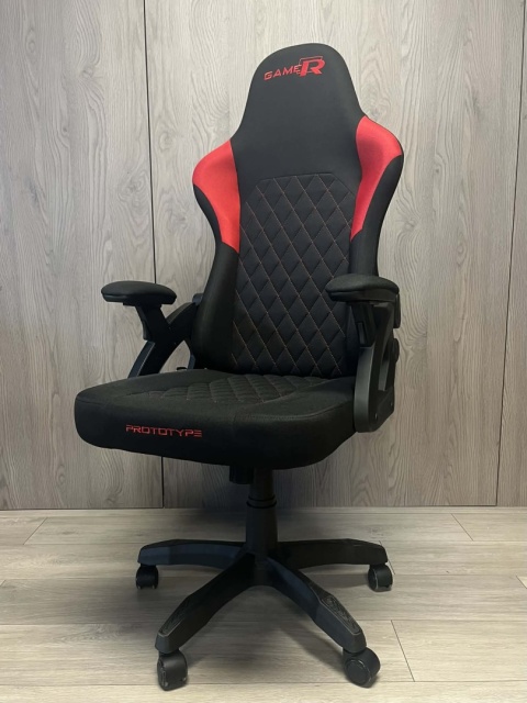 Fotel obrotowy gamingowy DESMO XL RED FABRIC