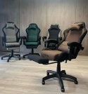 Fotel obrotowy gamingowy DIAVEL PRO FABRIC BROWN XL