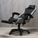 Fotel obrotowy gamingowy DIAVEL PRO FABRIC FULL GREY XL