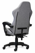 Fotel obrotowy gamingowy DIAVEL PRO FABRIC FULL GREY XL