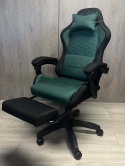 Fotel obrotowy gamingowy DIAVEL PRO FABRIC GREEN XL