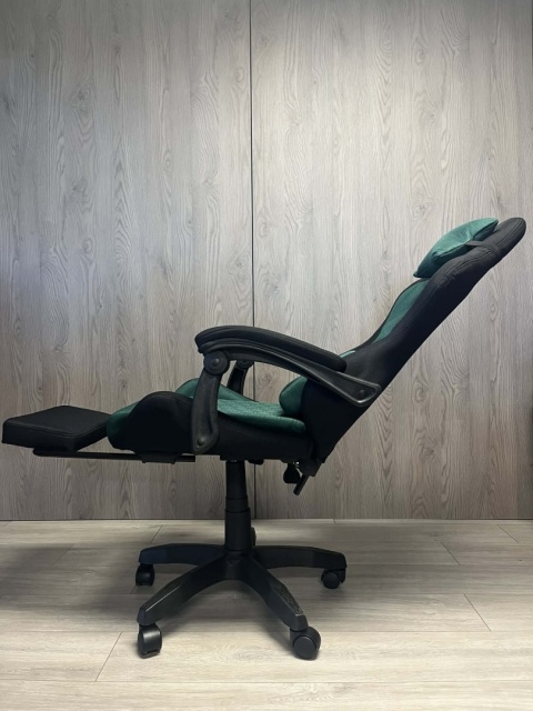 Fotel obrotowy gamingowy DIAVEL PRO FABRIC GREEN XL
