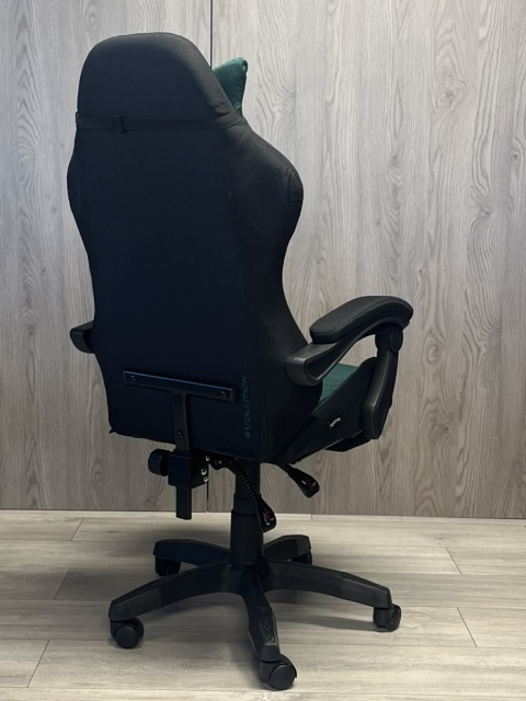 Fotel obrotowy gamingowy DIAVEL PRO FABRIC GREEN XL
