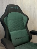Fotel obrotowy gamingowy DIAVEL PRO FABRIC GREEN XL