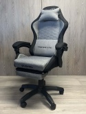Fotel obrotowy gamingowy DIAVEL PRO FABRIC GREY XL