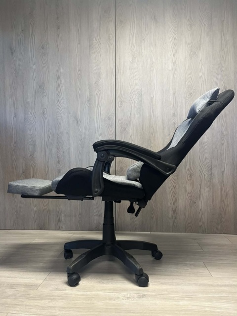 Fotel obrotowy gamingowy DIAVEL PRO FABRIC GREY XL