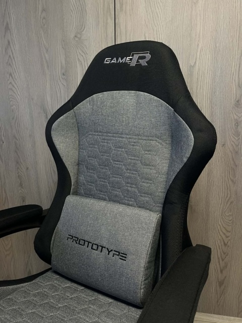 Fotel obrotowy gamingowy DIAVEL PRO FABRIC GREY XL