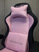 Fotel obrotowy gamingowy DIAVEL PRO FABRIC PINK XL